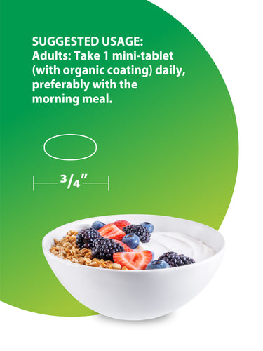Complete Iron Mini-Tablets + Real Food Nutrients, 60 Vegan Mini-Tablets