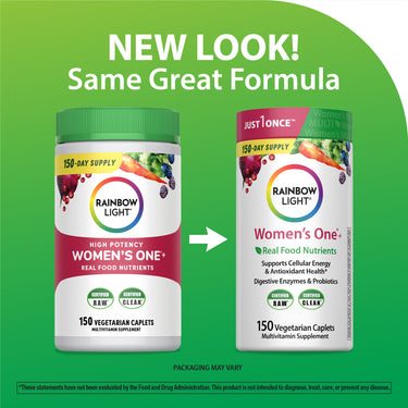 Women's One + Real Food Nutrients, 150 Vegetarian Caplets
