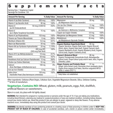 Women's One + Real Food Nutrients, 150 Vegetarian Caplets