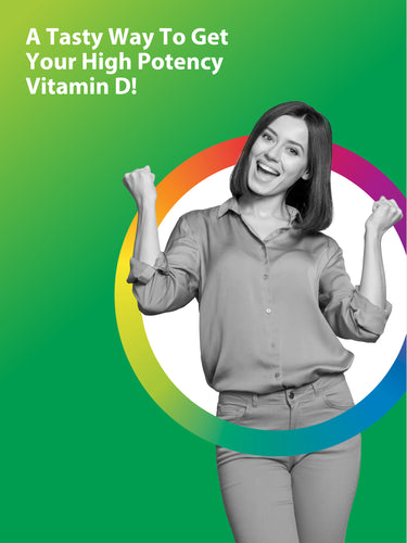 High Potency Vitamin D3 2,000 IU, 120 Vegetarian Gummies