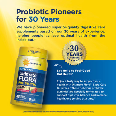 Ultimate Flora Probiotic Gummies, 48 Vegan Gummies