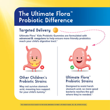 Ultimate Flora Kids Probiotic Gummies, 30 Berry-licious Gummies