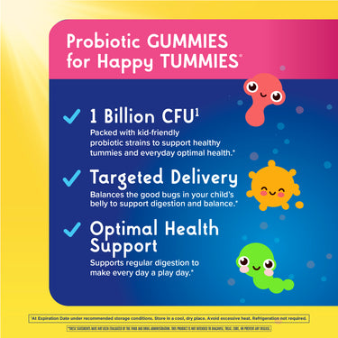 Ultimate Flora Kids Probiotic Gummies 1 Billion, 30 Berry-licious Gummies