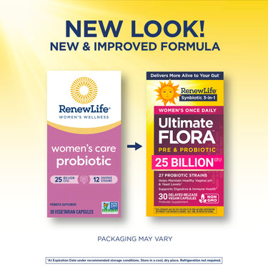 Ultimate Flora Women's Care Probiotic 25 Billion, 30 Delayed Release Vegan Caps