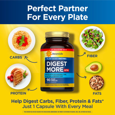 DigestMore Ultra Enzymes, 90 Vegan Capsules