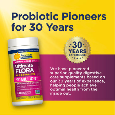 Ultimate Flora Women's Complete Probiotic 90 Billion, 60 Delayed Release Vegan Caps