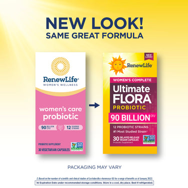Ultimate Flora Women's Complete Probiotic 90 Billion, 30 Delayed Release Vegan Caps