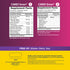 CandiSmart 2 Part Kit Supplement Facts, gluten-free, dairy-free, and soy-free details displayed.