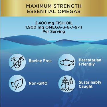 Norwegian Gold Super Critical Omega, 30 Fish Gelatin Softgels