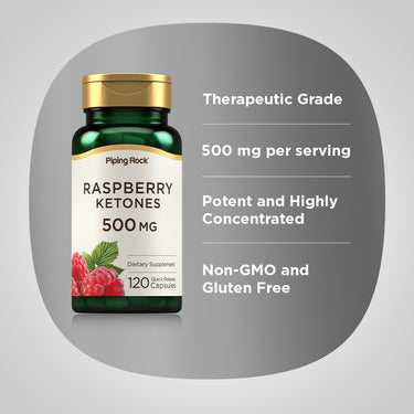Raspberry Ketones, 500 mg, 120 Quick Release Capsules