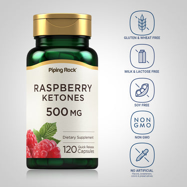 Raspberry Ketones, 500 mg, 120 Quick Release Capsules