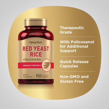 Red Yeast & Policosanol, 150 Quick Release Capsules