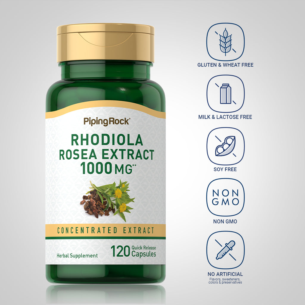 Extrait De Rhodiole Rosea Wish - 200 Mg, 120 Gélules, Complément Alimentaire Neuf