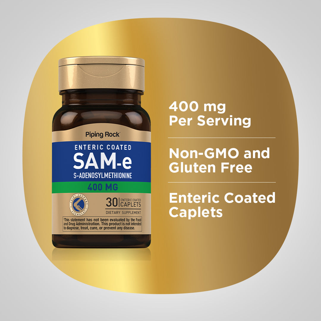 SAM-e Enteric Coated, 400 mg, 30 Enteric Coated Caplets