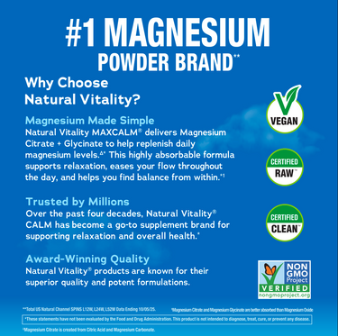 CALM Powder Unflavored, 8 oz (226 g)