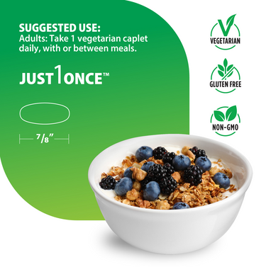 Men's One 50+ plus Real Food Nutrients, 150 Vegetarian Caplets