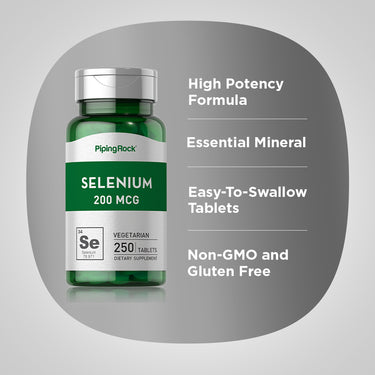 Selenium, 200 mcg, 250 Tablets