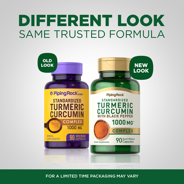 Standardized Turmeric Curcumin Complex w/ Black Pepper, 1000 mg, 90 Quick Release Capsules