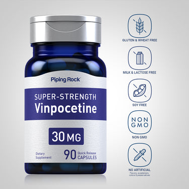 Super-Strength Vinpocetine, 30 mg, 90 Quick Release Capsules