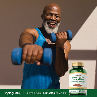 Super Ceylon Cinnamon Complex w/ Chromium & Biotin, 2500 mg (per serving), 120 Vegetarian Capsules