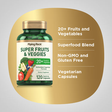 Super Fruits and Veggies, 120 Vegetarian Capsules
