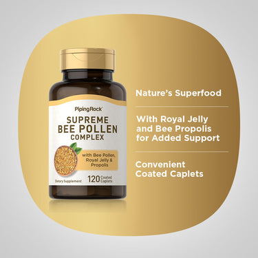 Supreme Bee Pollen Complex, 120 Coated Caplets