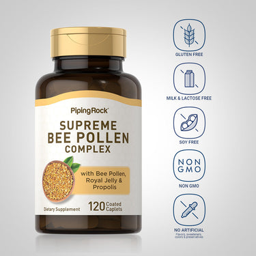 Supreme Bee Pollen Complex, 120 Coated Caplets