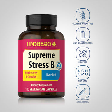 Supreme Stress B, 100 Vegetarian Capsules