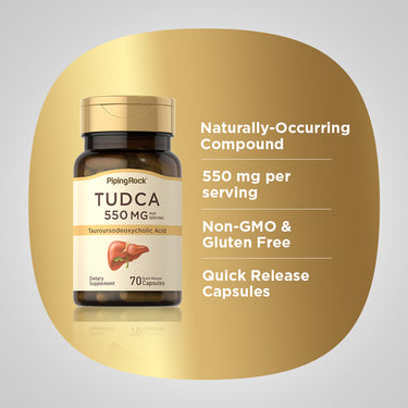 Tudca, 550 mg (per serving), 70 Quick Release Capsules