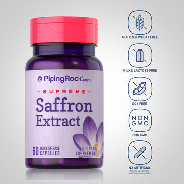 Ultimate Saffron Extract, 88.5 mg, 60 Quick Release Capsules