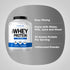 Product highlights graphic stating Easy Mixing, Enjoy with Water, Milk, Juice, and More!, 35 Grams Protein Per Serving, Unflavored Powder.