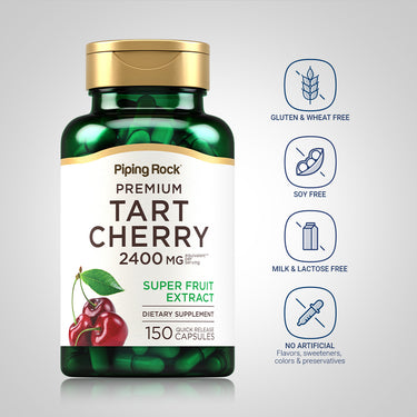 Ultra Tart Cherry, 2400 mg (per serving), 200 Quick Release Capsules