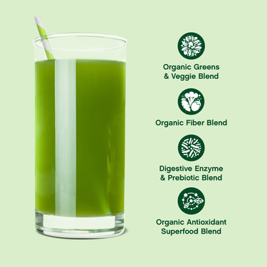 Greens Powder (Organic) (Kiwi Strawberry), 5.18 oz (147 g) Bottle