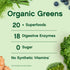 Greens Powder (Organic) (Kiwi Strawberry), 5.18 oz (147 g) Bottle