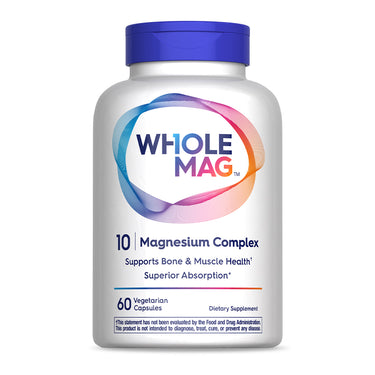 WholeMag 10 Magnesium Complex | Total Body Support | Supports Muscle, Bone and Nerve Health | High Absorption