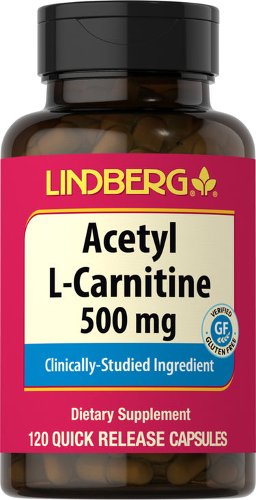 Acetyl L-Carnitine, 500 mg, 120 Quick Release Capsules