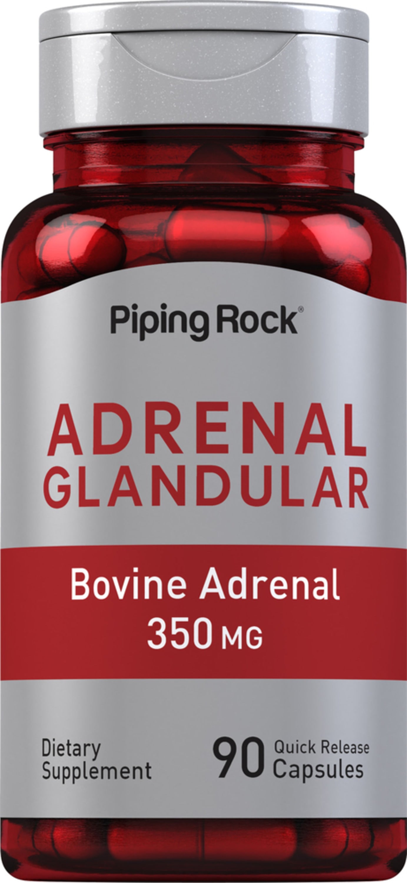 Adrenal Glandular (Bovine), 350 mg, 90 Quick Release Capsules