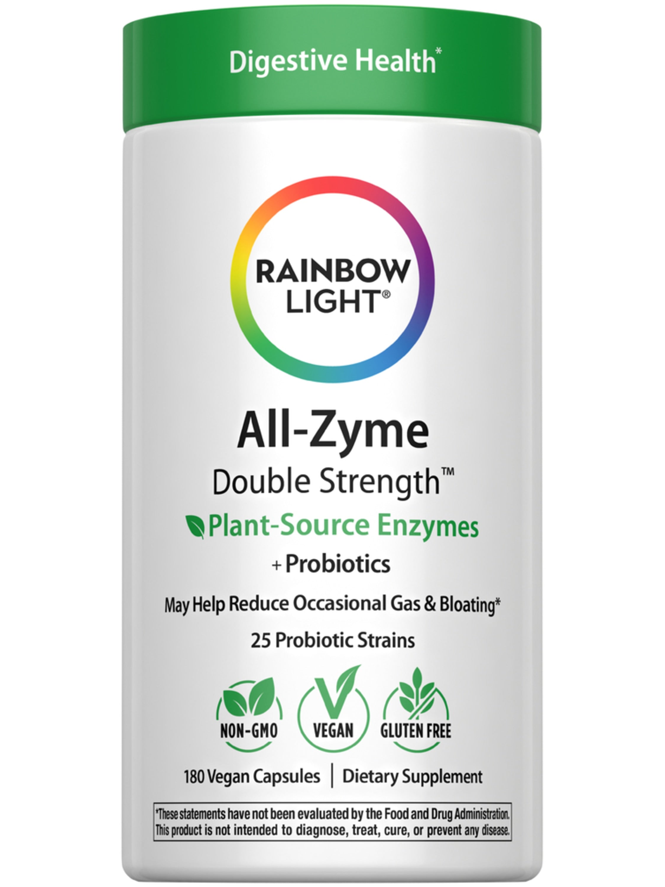 Advanced Enzyme System Double Strength All-Zyme, 180 Vegan Capsules