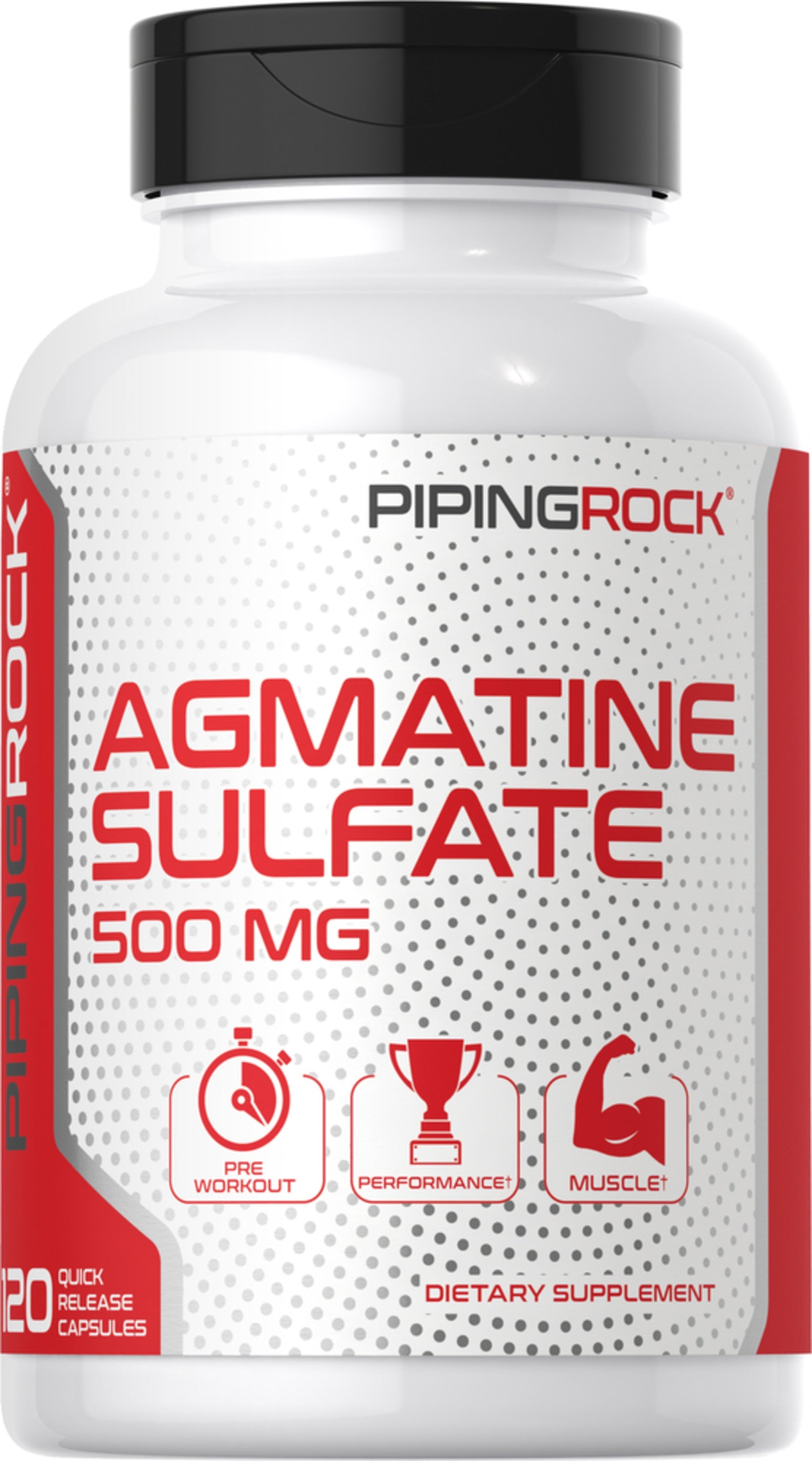 Agmatine Sulfate, 1500 mg (per serving), 120 Quick Release Capsules