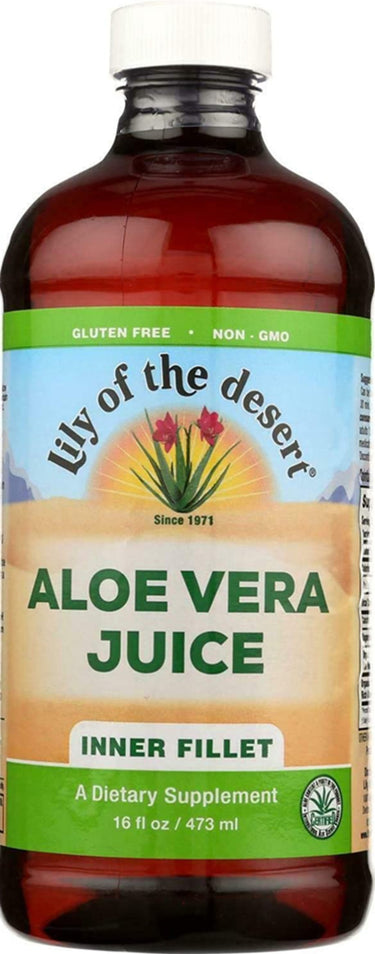 Aloe Vera Juice (Organic), 16 fl oz (473 mL) Bottle