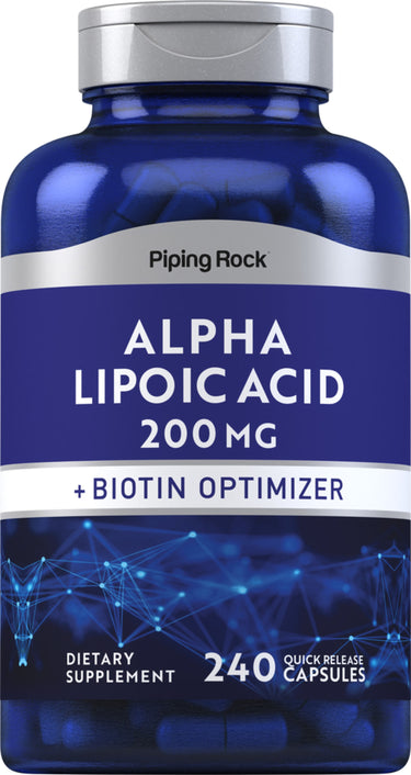 Alpha Lipoic Acid, 200 mg, 240 Quick Release Capsules Alpha Lipoic Acid, 200 mg, 240 Quick Release Capsules