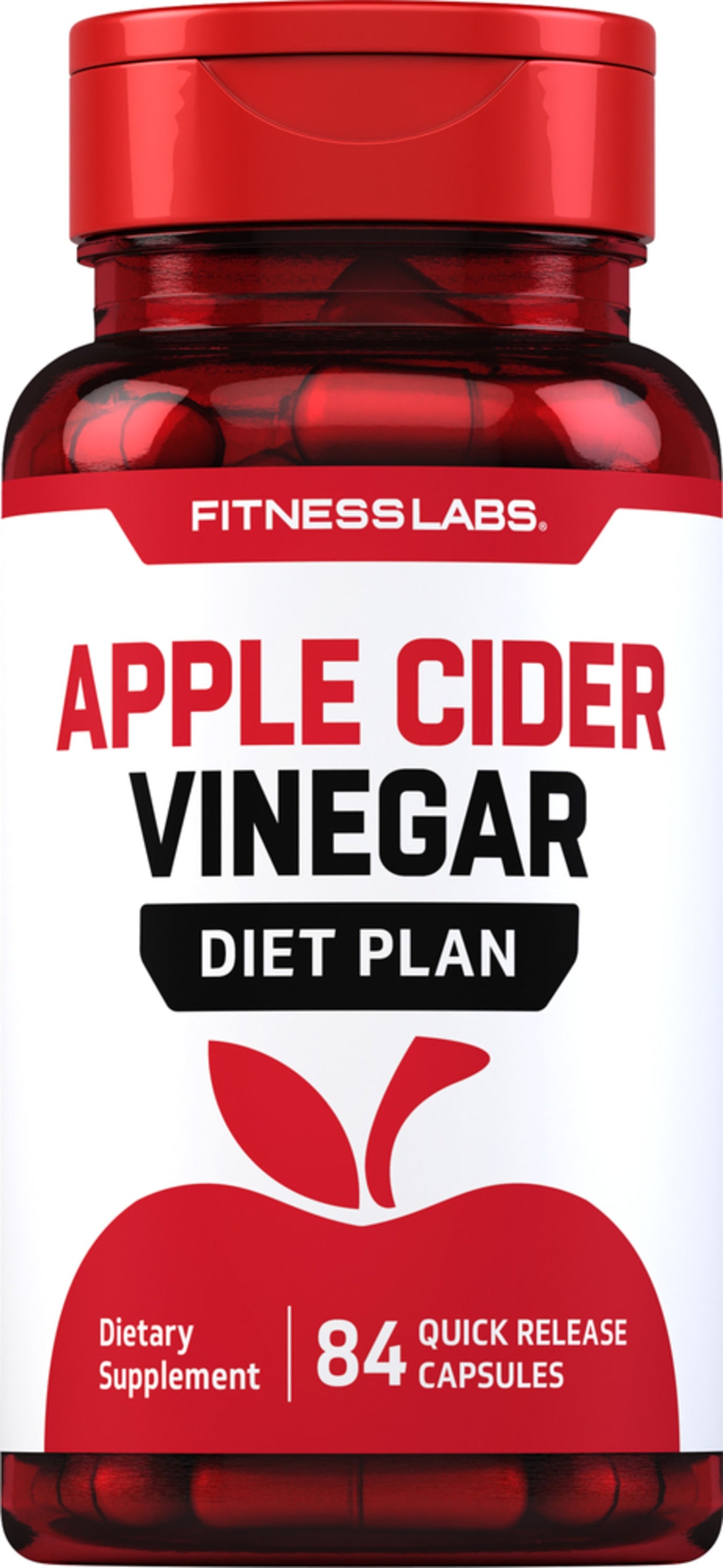 Apple Cider Vinegar Diet Plan, 84 Quick Release Capsules