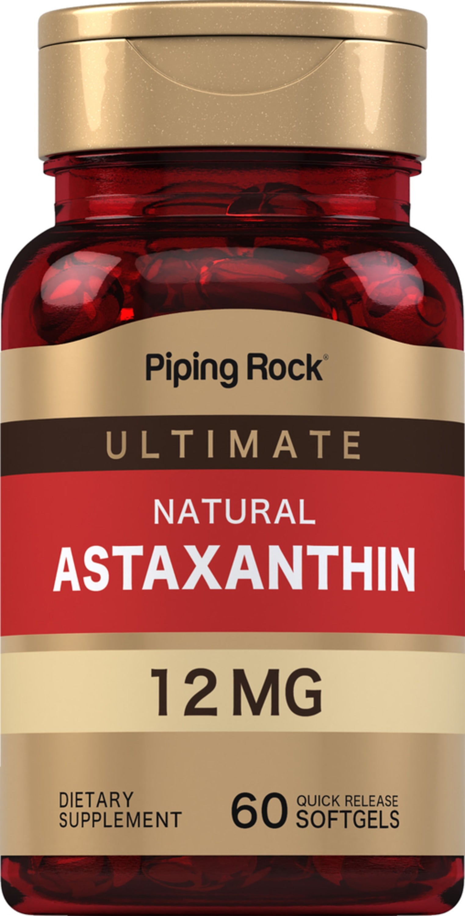 Astaxanthin, 12 mg, 60 Quick Release Softgels