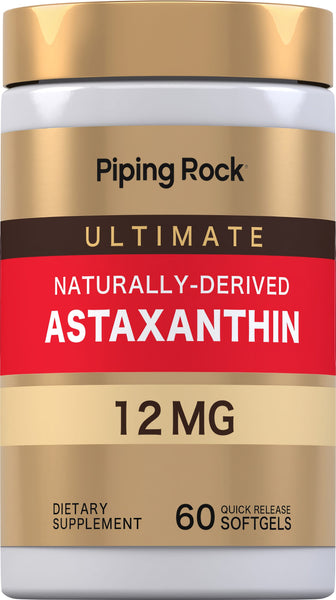 Astaxanthin, 12 mg, 60 Quick Release Softgels