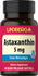 Astaxanthin, 5 mg, 60 Quick Release Softgels