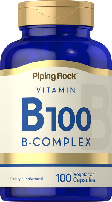 B-100 Vitamin B Complex, 100 Vegetarian Capsules