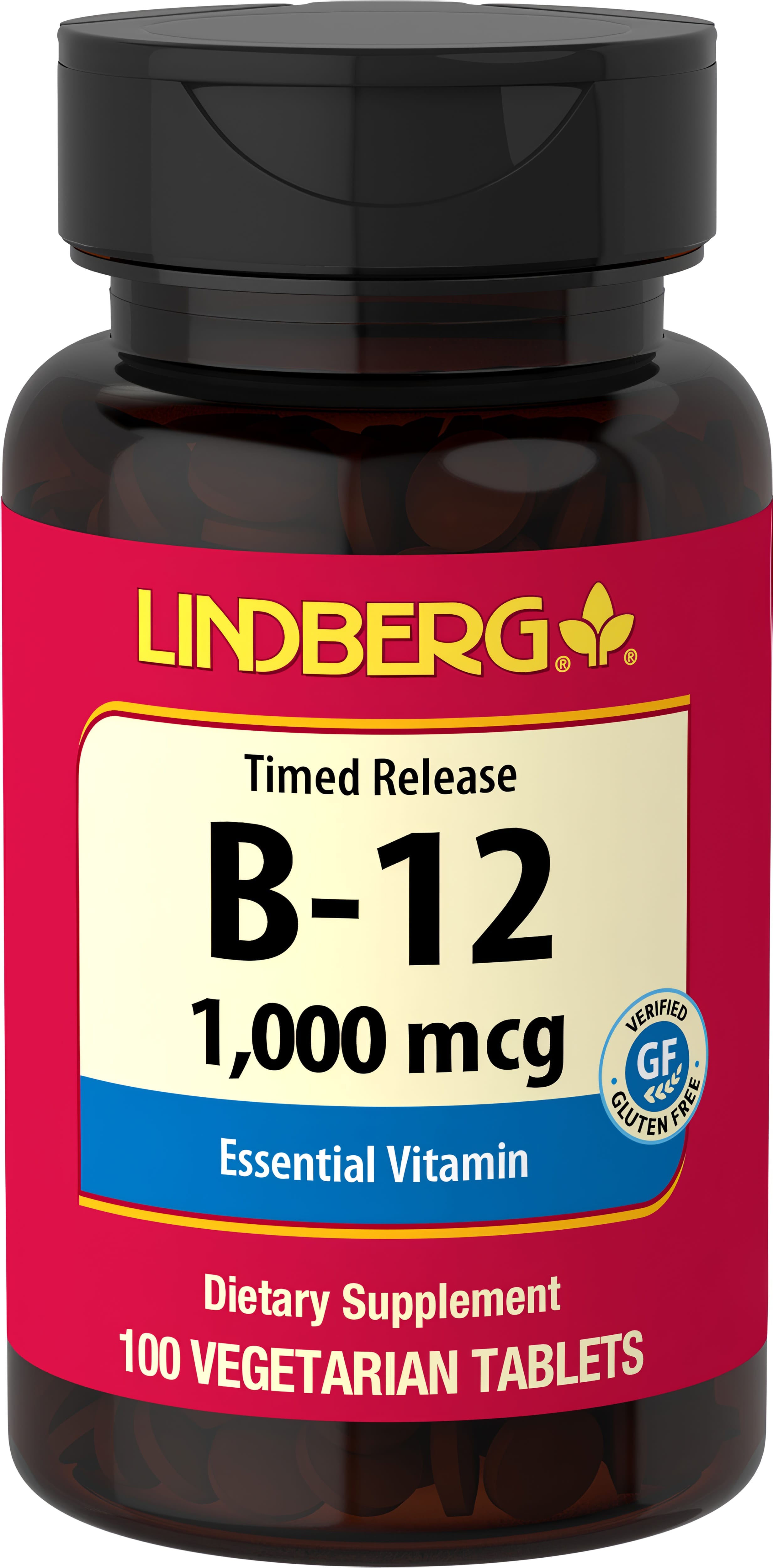 B-12 Timed Release, 1000 mcg, 100 Vegetarian Tablets
