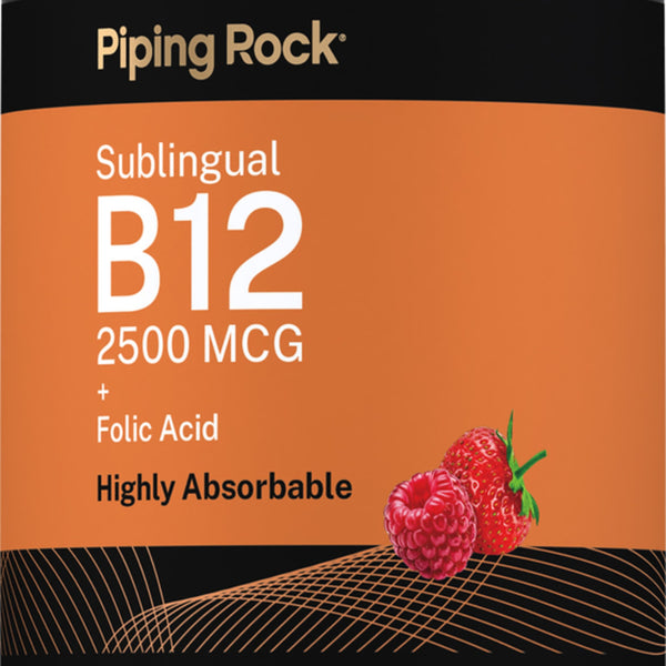 b12 injections and folic acid tablets B12 2500 mcg + Folic Acid 400 mcg, 120 Fast Dissolve Tablets