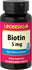 Biotin 5 mg (5000 mcg), 120 Vegetarian Tablets