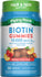 Biotin (Delicious Peach), 10,000 mcg (per serving), 50 Vegan Gummies